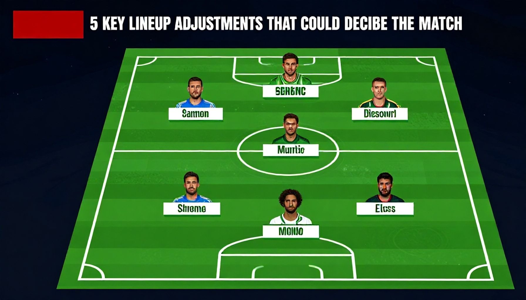 5 Key Lineup Adjustments That Could Decide the Match*