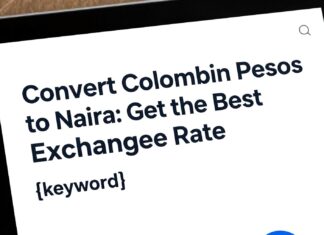Convert Colombian Pesos to Naira: Get the Best Exchange Rate