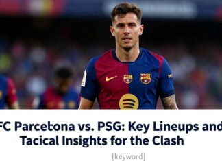 FC Barcelona vs. PSG: Key Lineups and Tactical Insights for the Clash