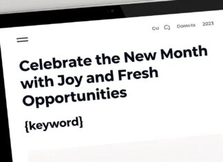Celebrate the New Month with Joy and Fresh Opportunities