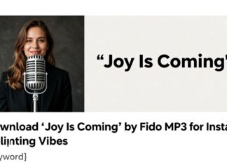 Download ‘Joy Is Coming’ by Fido MP3 for Instant Uplifting Vibes