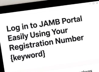 Log in to JAMB Portal Easily Using Your Registration Number