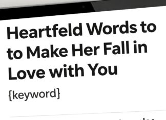 Heartfelt Words to Make Her Fall in Love with You
