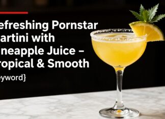 Refreshing Pornstar Martini with Pineapple Juice – Tropical & Smooth