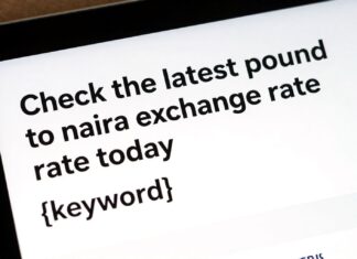 Check the latest pound to naira exchange rate today