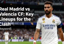 Real Madrid vs Valencia CF: Key Lineups for the Clash Home
