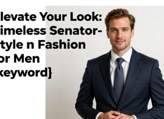 Elevate Your Look: Timeless Senator-Style Fashion for Men