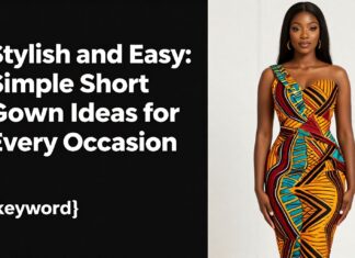 Stylish and Easy: Simple Ankara Short Gown Ideas for Every Occasion