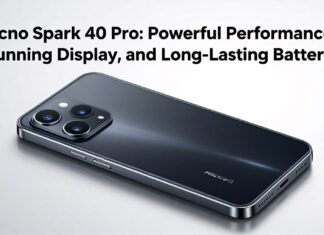 Tecno Spark 40 Pro: Powerful Performance, Stunning Display, and Long-Lasting Battery