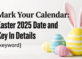 Mark Your Calendar: Easter 2025 Date and Key Details